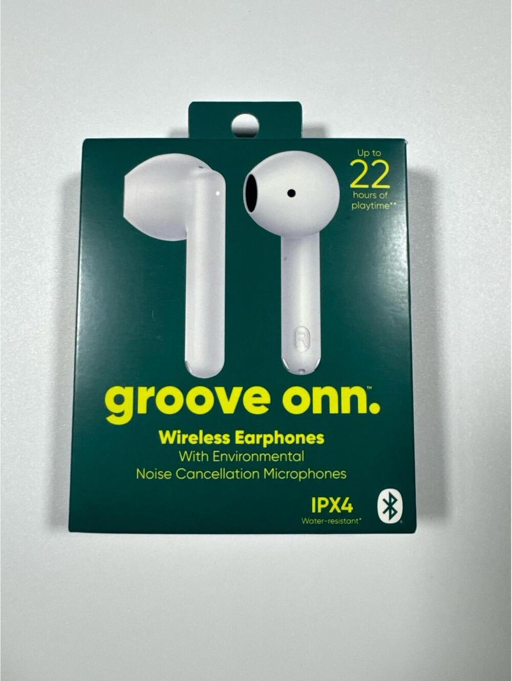 onn. groov-e Wireless Earbuds Noise Cancelling IPX4 New Sealed